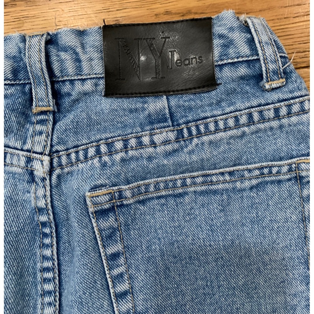 New York Jeans High Waisted Mom Jeans Light Wash Blue Vintage 90s Retro Y2K 8P